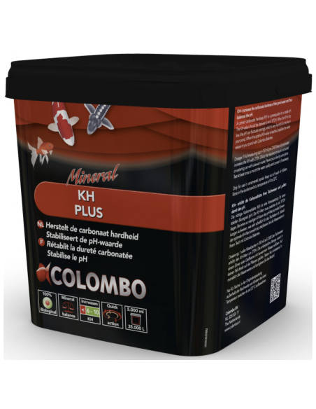 Colombo KH+ 5 kg – poudre pour augmenter la dureté carbonatée KH dans un bassin koi