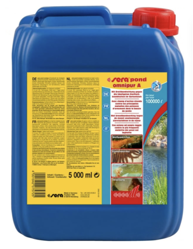 SERA POND OMNIPUR A CONTRE LES MALADIES DES POISSONS DE BASSIN