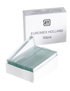 Lamelles Euromex 76x26 mm – boîte de 50 lamelles pour microscope
