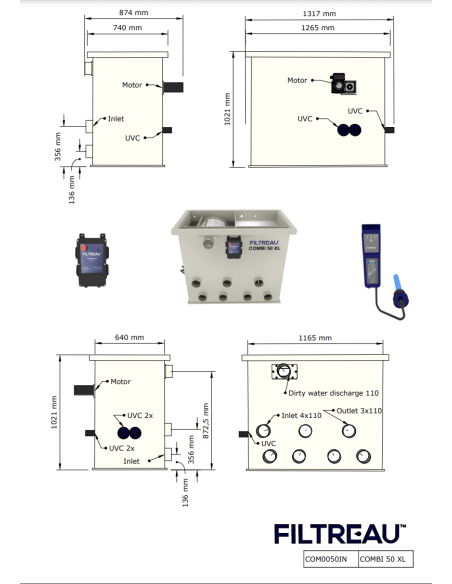 COMBI 50 XL FILTREAU