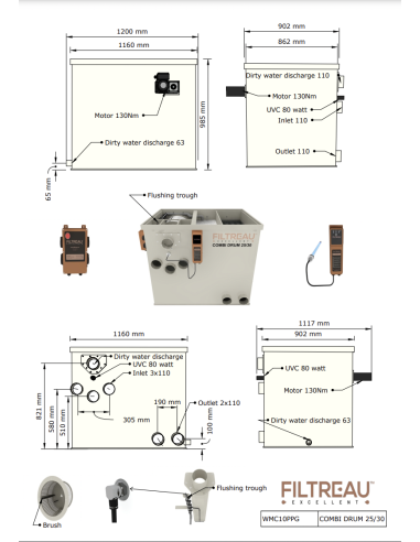 COMBI DRUM 25/30 FILTREAU