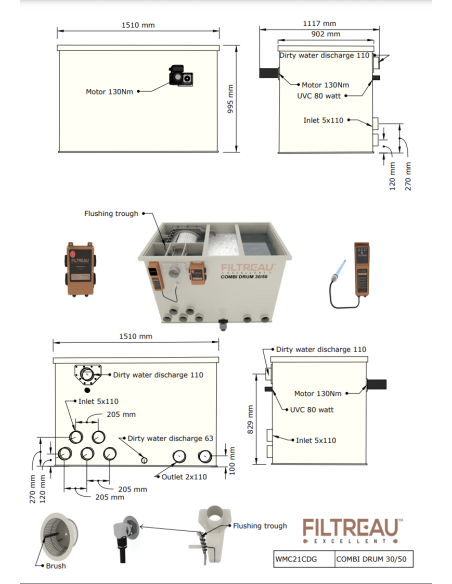 COMBI DRUM 30/50 FILTREAU