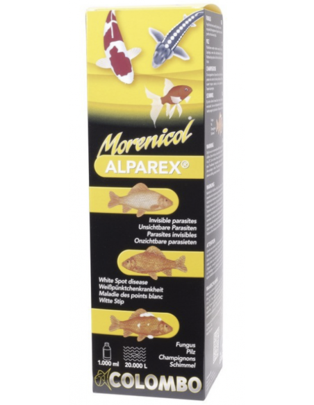 Colombo Alparex 1 L – traitement anti-parasites pour carpes koi