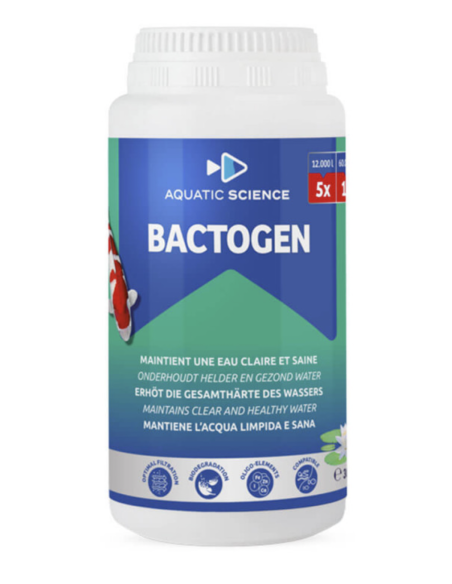 Bactogen 12 m³ – bactéries sporulées pour filtration bassin koi
