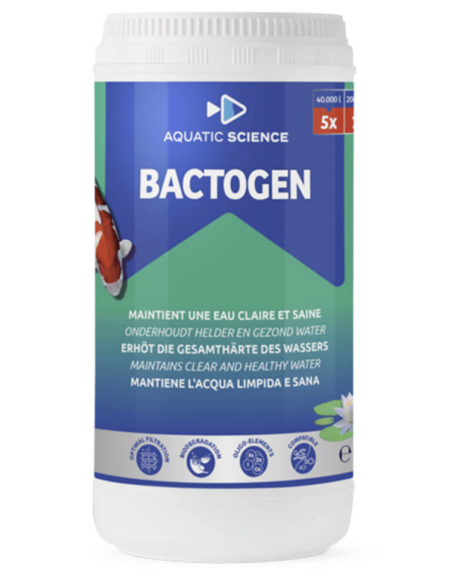 Bactogen 24 m³ – bactéries sporulées pour bassin koi