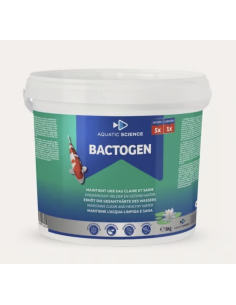 Bactogen 200 m³ – bactéries sporulées pour filtration bassin koi