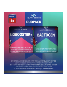 Duo Pack Biobooster+ & Bactogen 24 000 L – traitement complet bassin koi