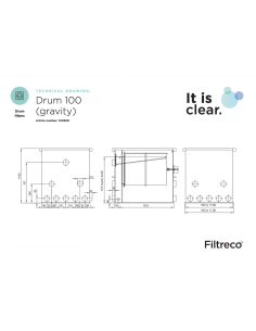 DRUM 100 (GRAVITAIRE) FILTRECO 2
