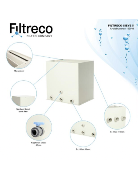FILTRE À GRILLE SIEVE 5 FILTRECO