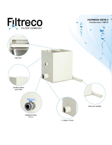 FILTRE À GRILLE SIEVE 4 FILTRECO