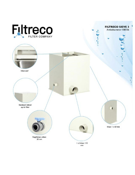 FILTRE À GRILLE SIEVE 3 FILTRECO