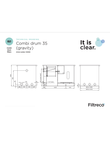 COMBI DRUM 35 (GRAVITAIRE) FILTRECO