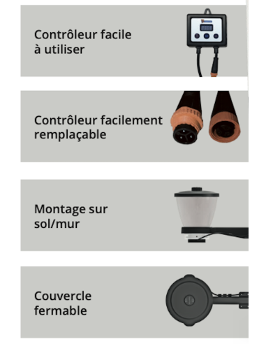 SuperFish Koi Pro Fish Feeder distributeur automatique pour carpes koi