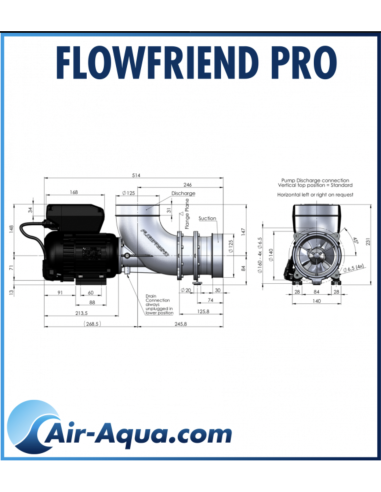POMPE BASSIN FLOW FRIEND AIR-AQUA