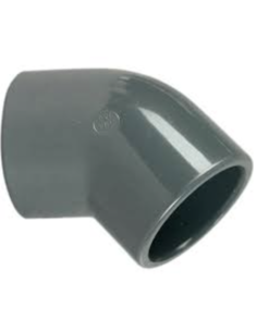 COUDE PVC PRESSION 45°