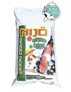 Sac de 3 kg de nourriture NIJO SPIRUMAX COLOUR pour carpes koi – Granulés de 5 mm