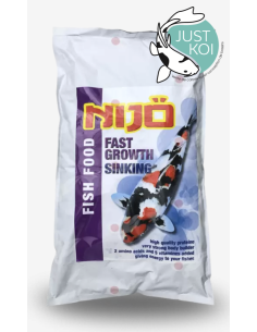 Sac de 10 kg de nourriture NIJO Fast Growth coulant pour carpes koi – Granulés de 5 mm