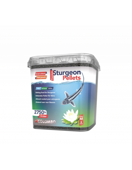 Colombo Esturgeon Food Large 5L – Nourriture Premium pour Esturgeons
