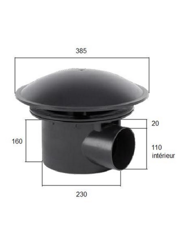 BONDE DE FOND BASSIN CARPES KOI