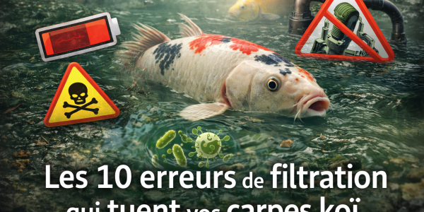 Les 10 erreurs de filtration qui tuent vos carpes koï (et comment les éviter)