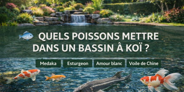 Quels poissons mettre dans un bassin à koï ?