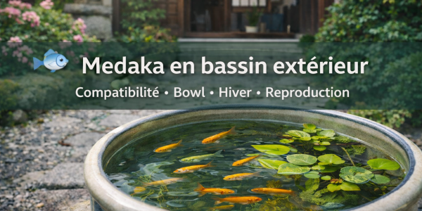 Peut-on mettre des medaka dans un bassin à koï ?