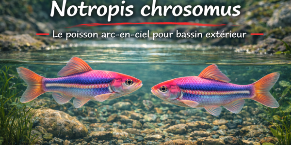 Tout savoir sur le Notropis chrosomus : le poisson arc-en-ciel pour bassin extérieur