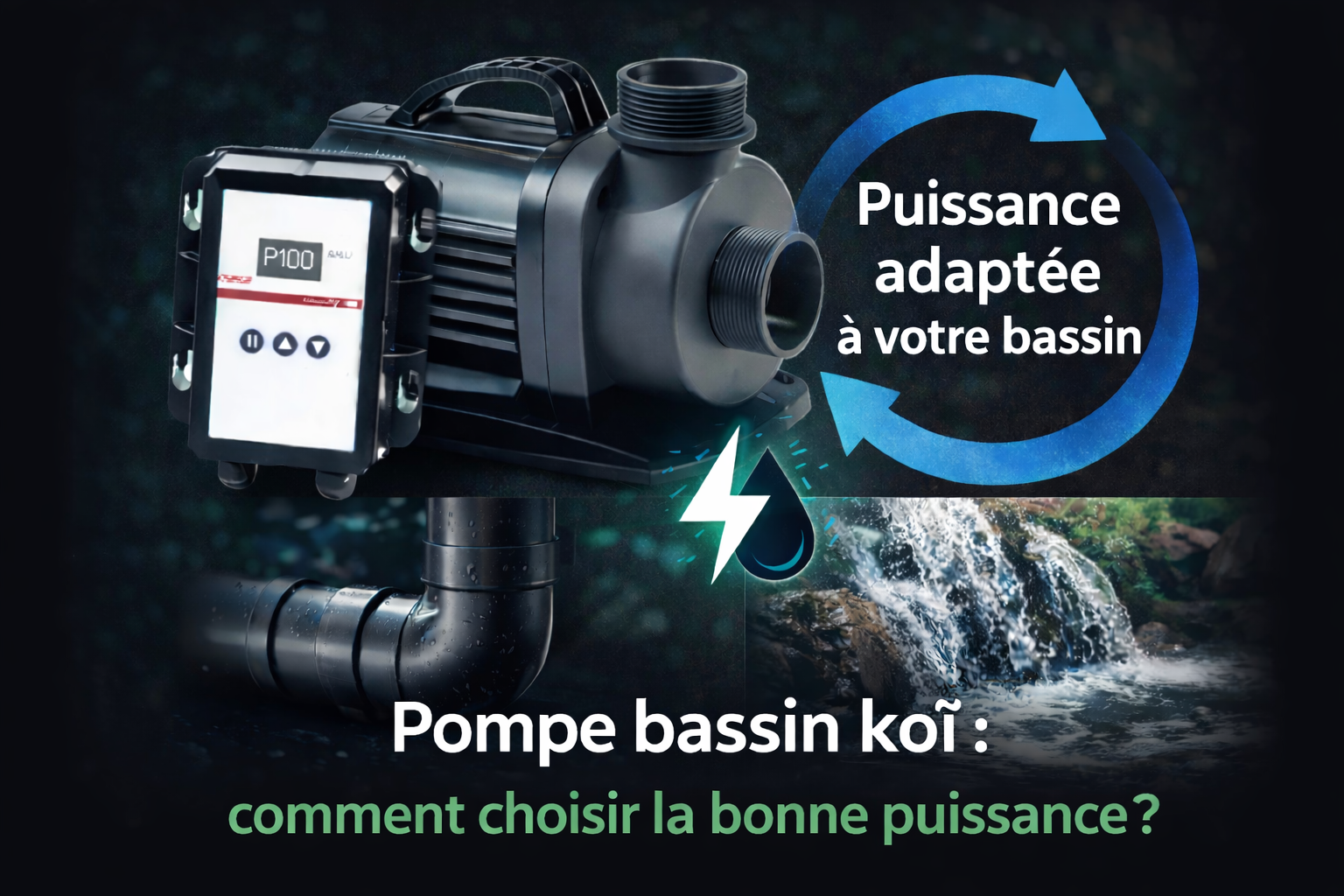 Pompe bassin koï : comment choisir le bon débit ?
